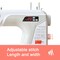 Poolin EOC01-RE Computerized Sewing Machine with 107 Stitches & 8 Buttonhole Styles Auto Needle Threader & Accessories for Quilting & Sewing Project Christmas Gift